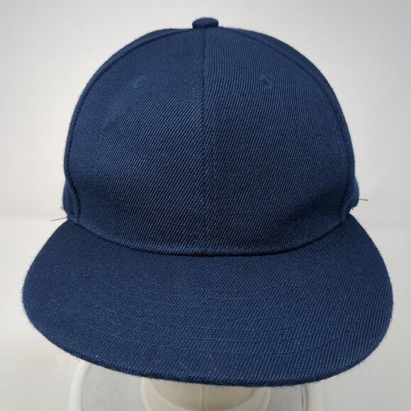 Chok Lids Snapback Cap Blue One Size Adjustable Vented Holes 6 Panel Blank - Picture 2 of 10